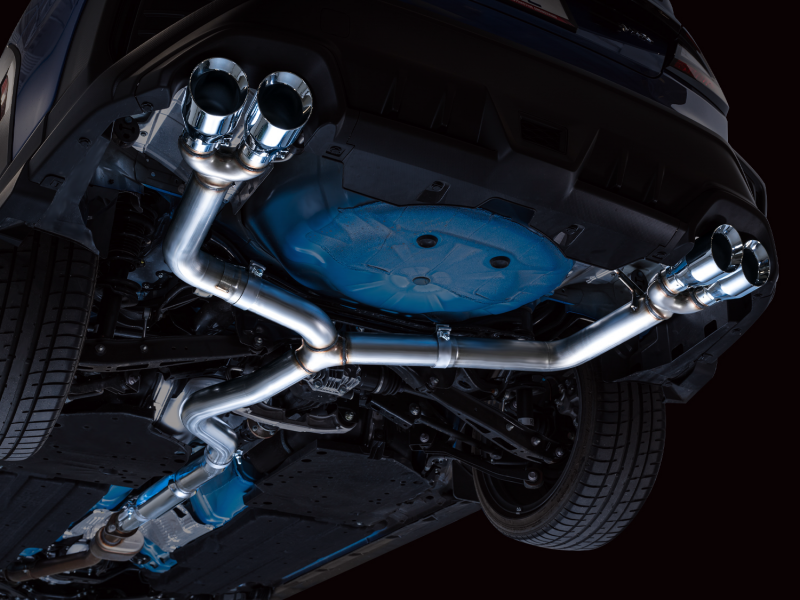 Subaru WRX Performance Exhaust - AWE Tuning - Cat-Back Track - Chrome Silver - `22-`27